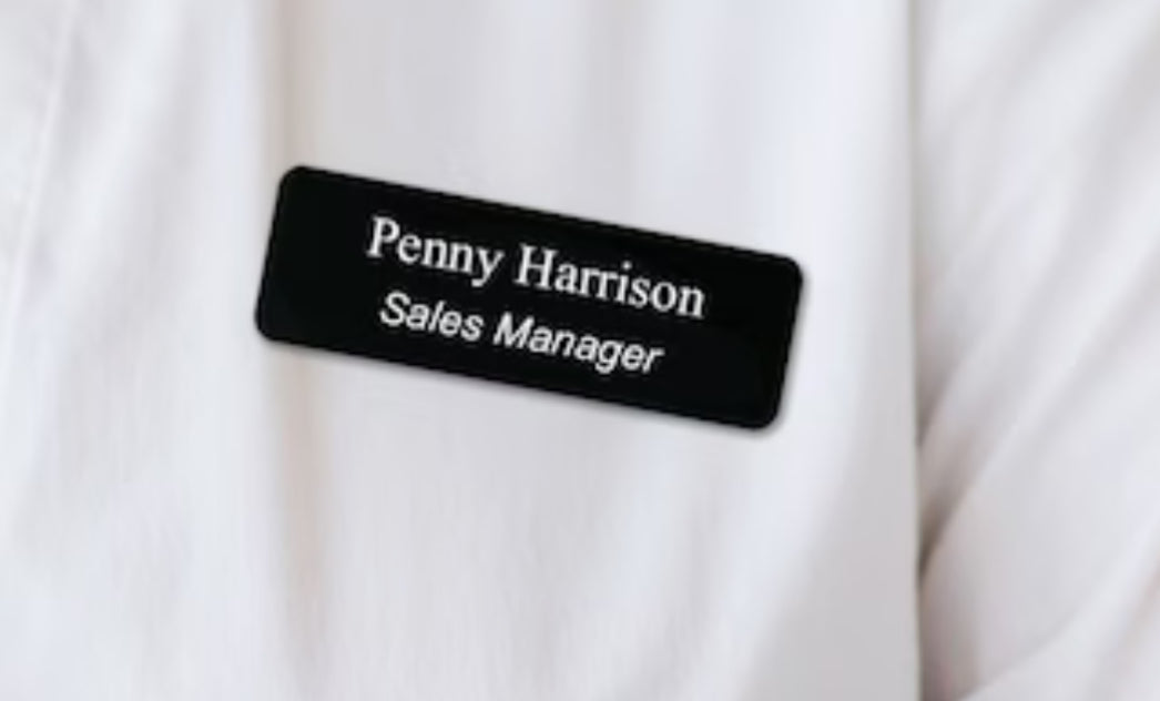 Custom Laser Engraved Name Tag