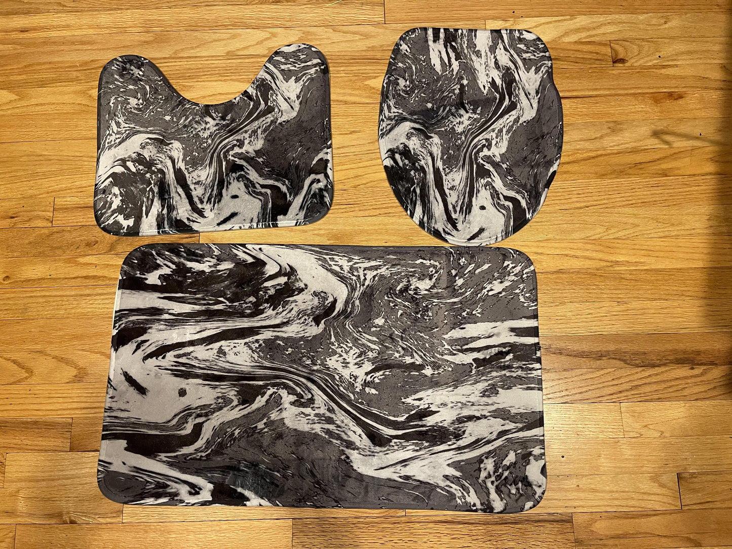 Custom 3 Piece Bathroom Mat Set - Family First Designs LLC