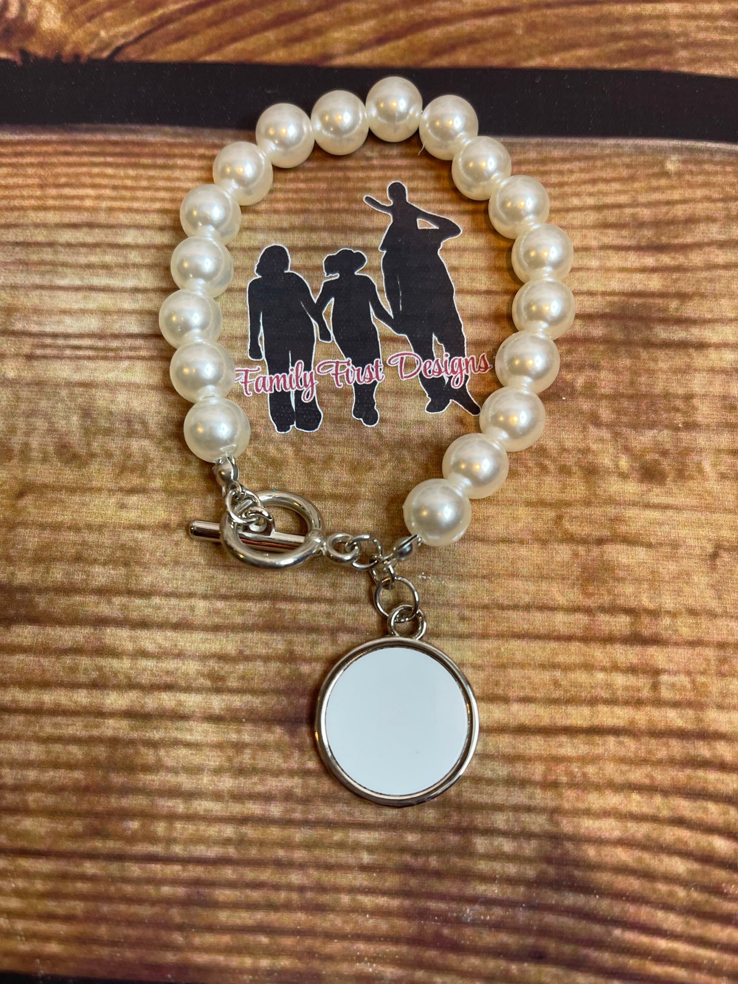 Pearl Photo Bracelet