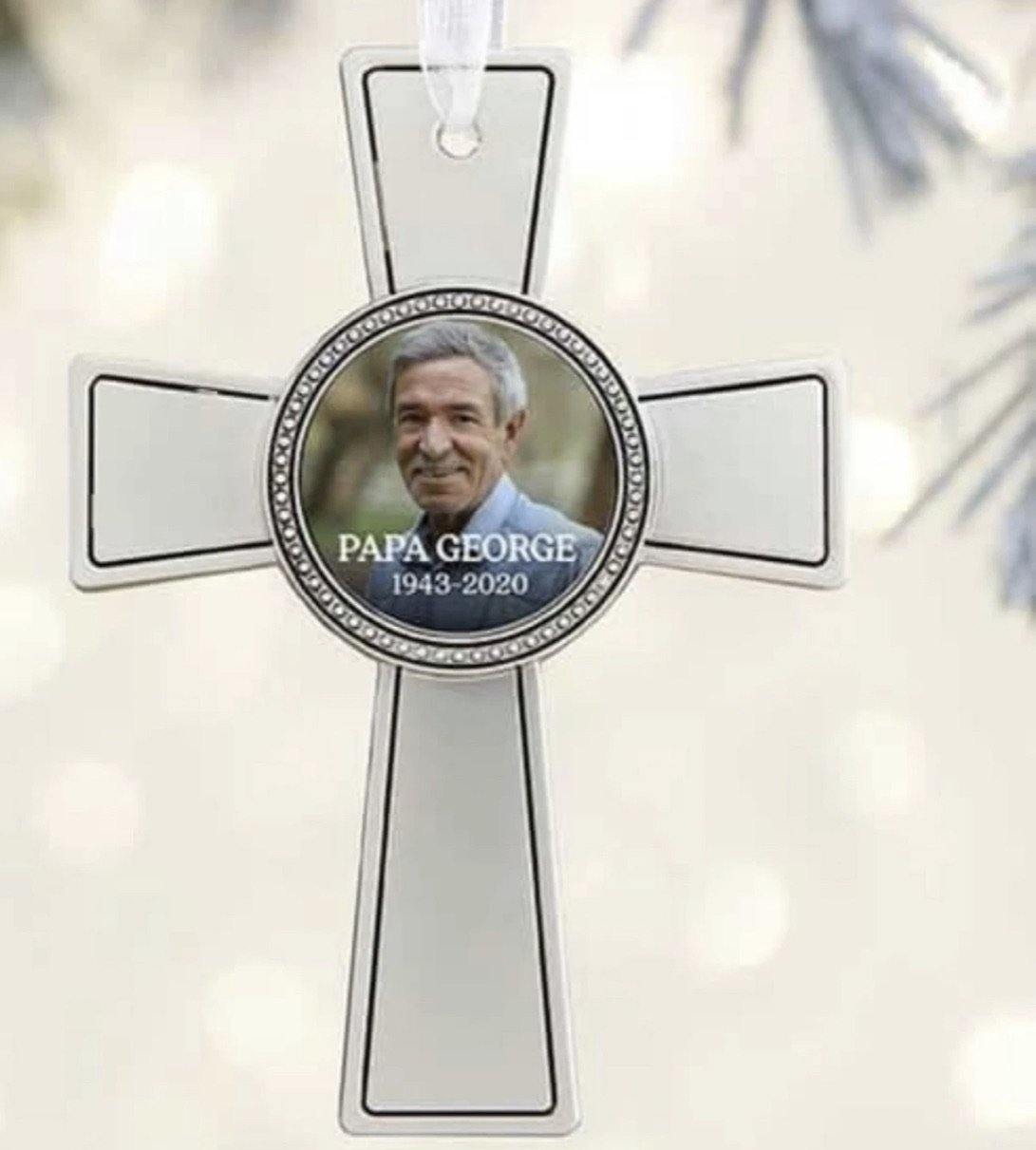 Cross Photo Ornament - Family First Designs LLC