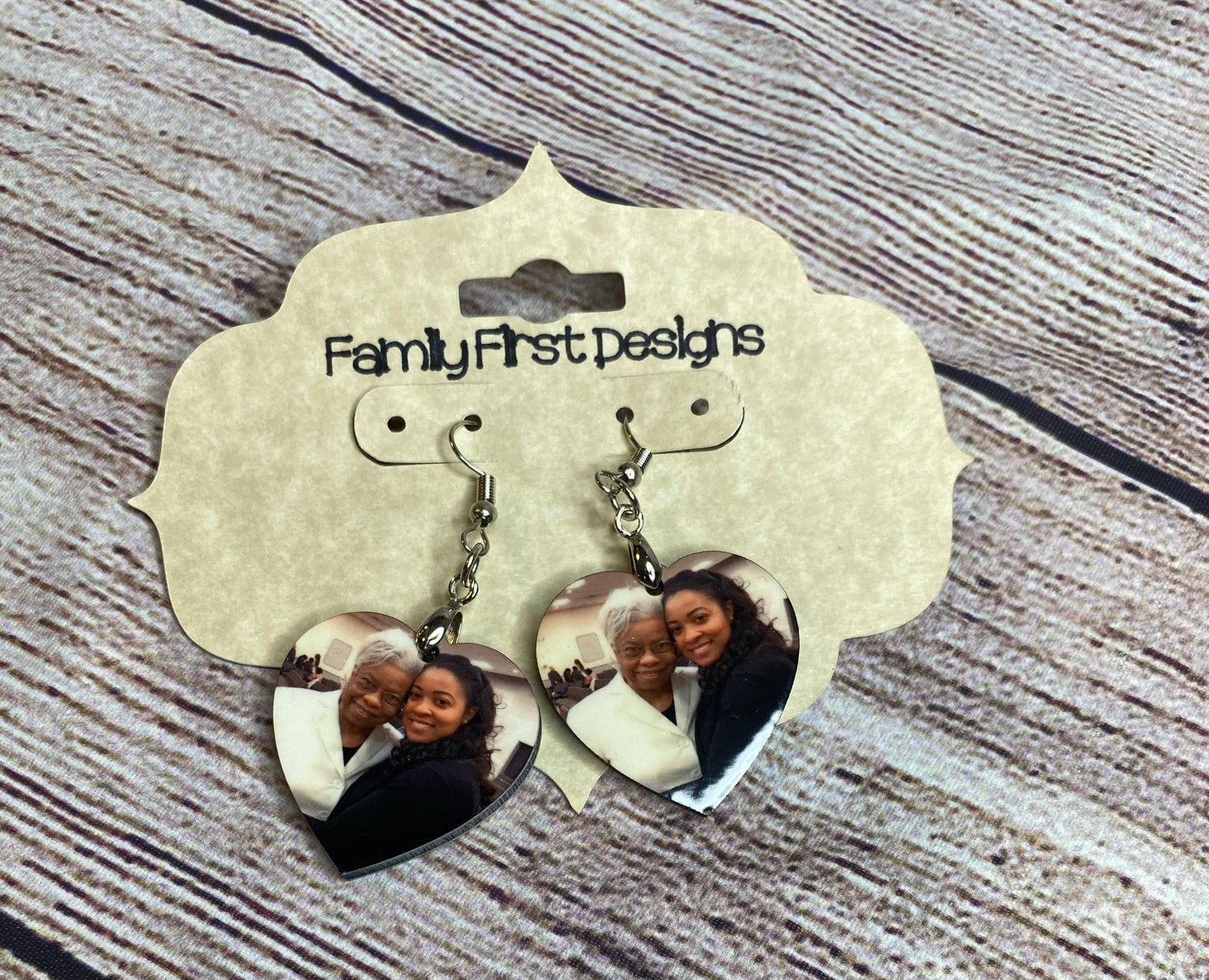 Custom MDF Earrings - Family First Designs LLC