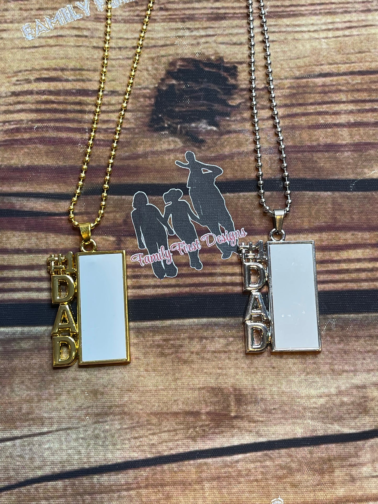 Custom No. 1 Dad Necklace