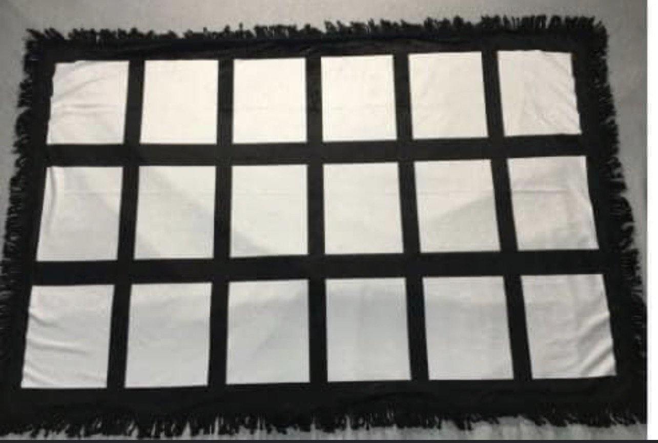 18 Panel Photo Throw Blanket - Family First Designs LLC