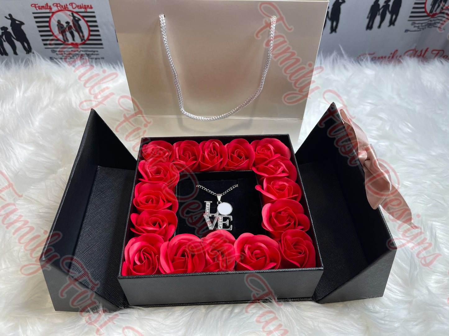 Soap Rose Jewelry Gift Box