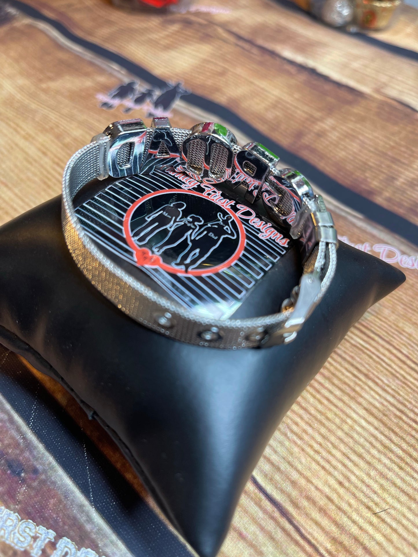 Grad Bling Photo Bracelet