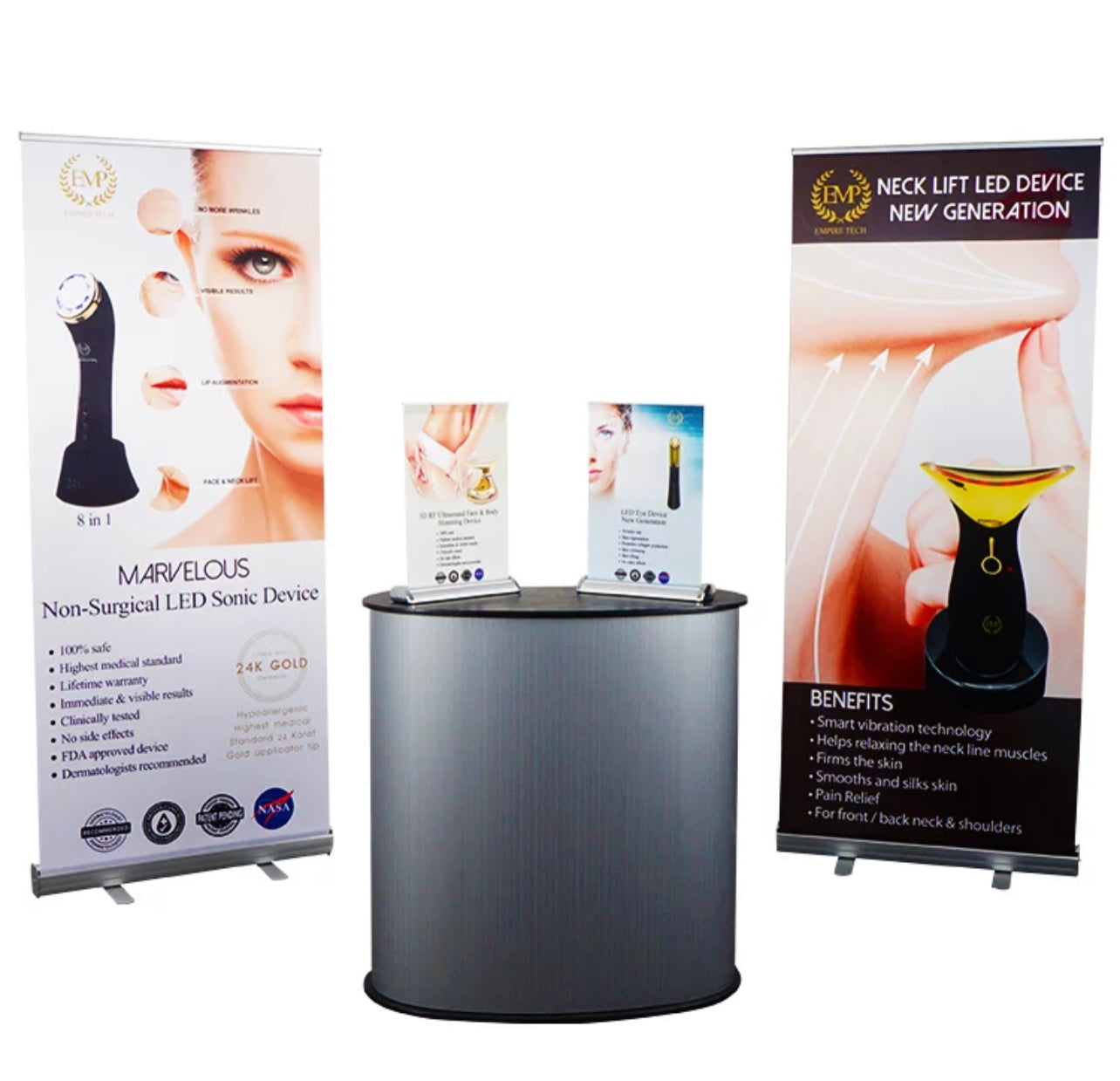 Custom Mini Retractable Banner Tabletop Sign