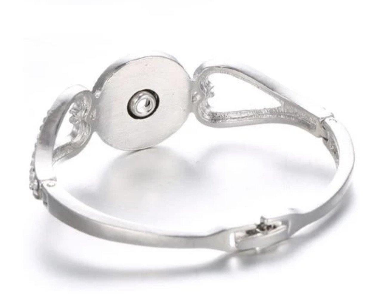 Heart Snap Photo Bracelets - Family First Designs LLC