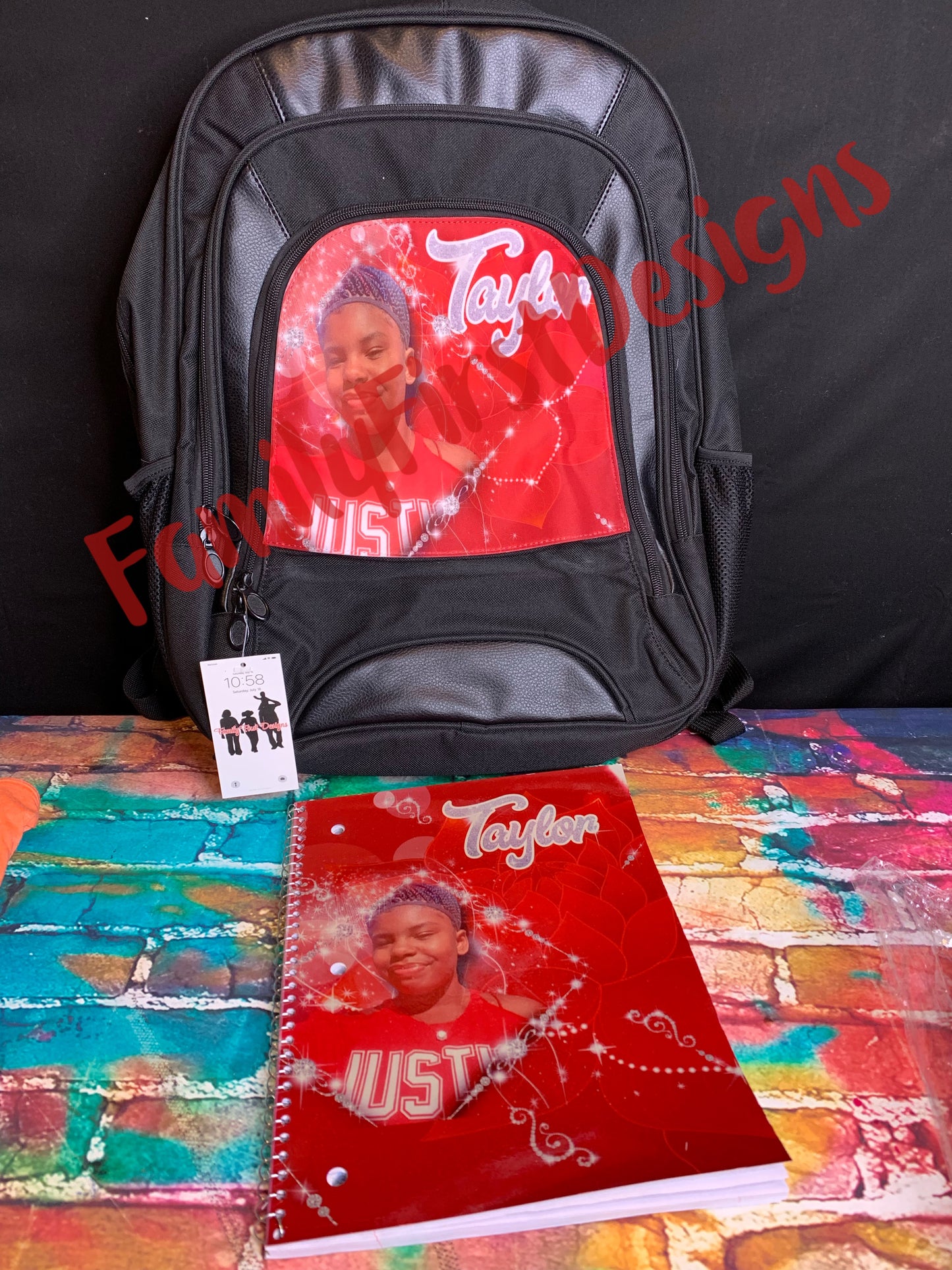 Custom Photo Bookbag/Backpack