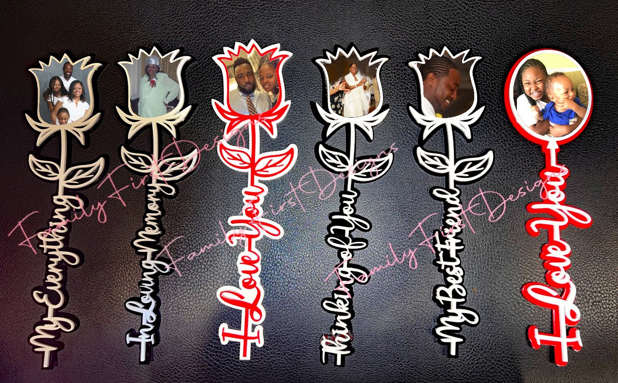 Custom Photo Message Magnet