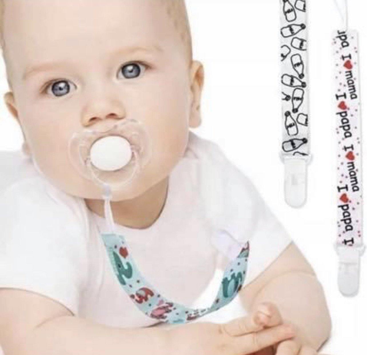 Custom Baby Pacifier Clip - Family First Designs LLC