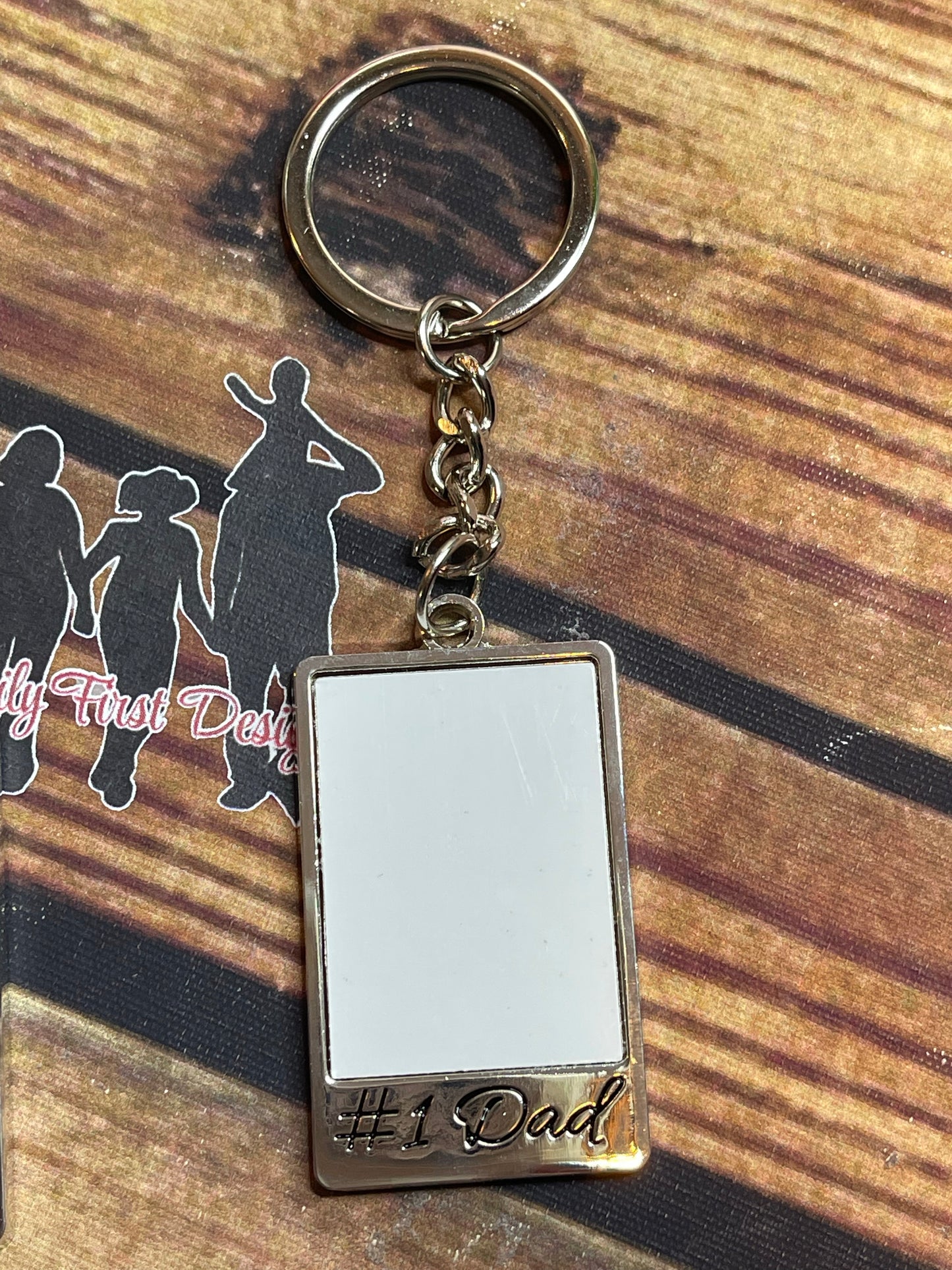 Custom No. 1 Parent Keychain