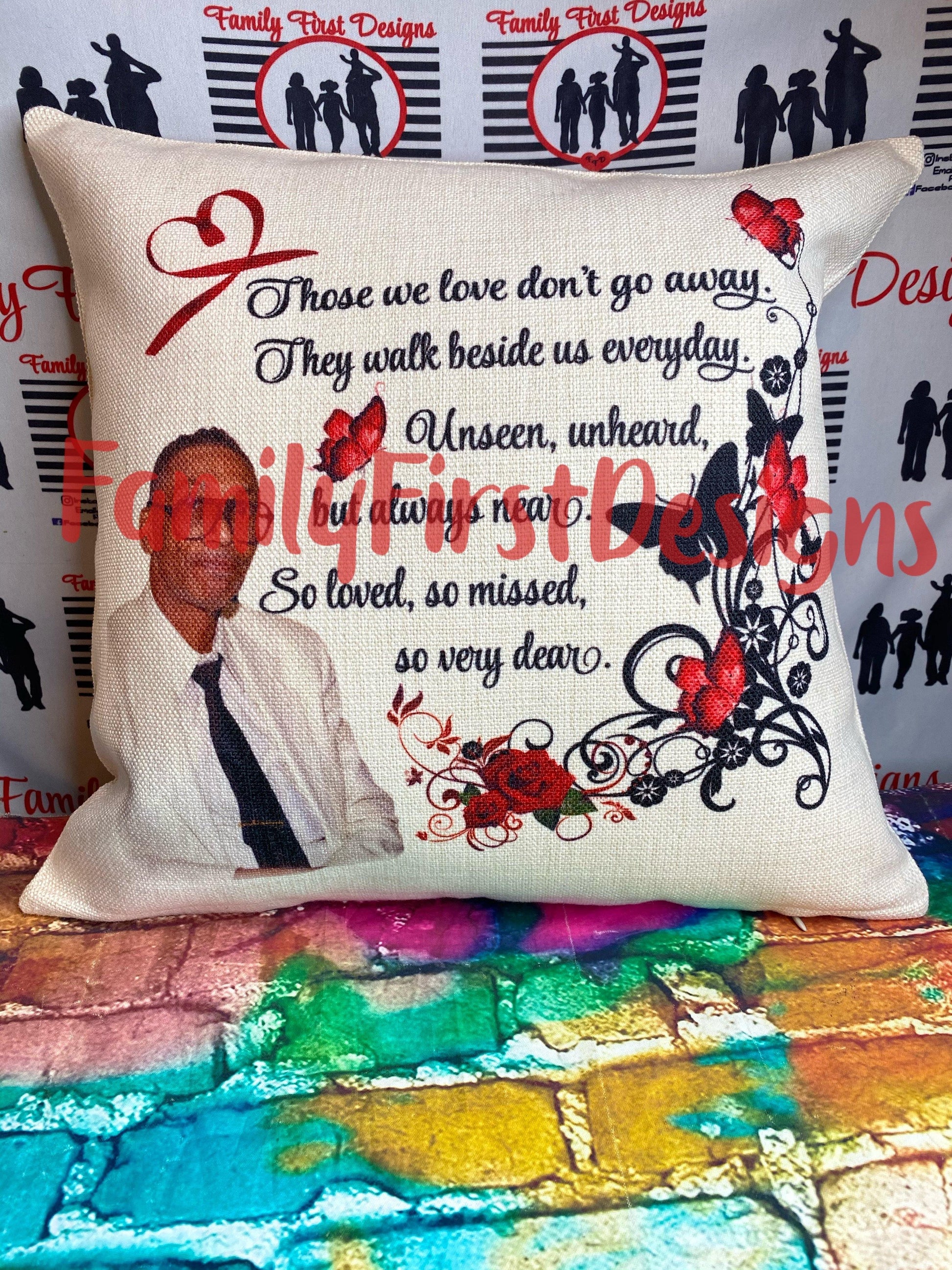 Custom Photo Pillow - Family First Designs LLC