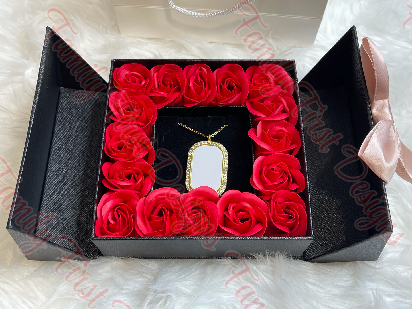 Soap Rose Jewelry Gift Box