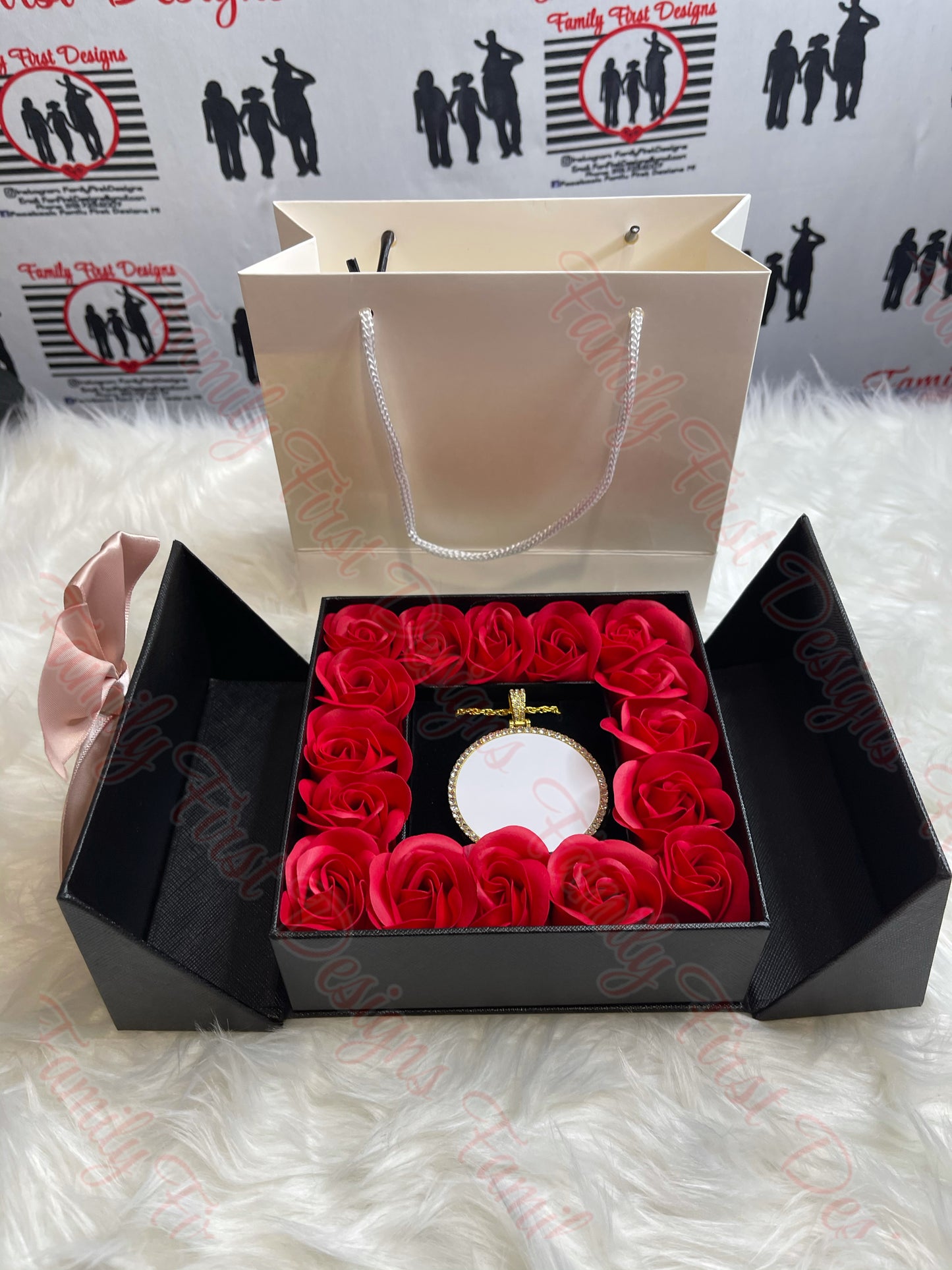 Soap Rose Jewelry Gift Box