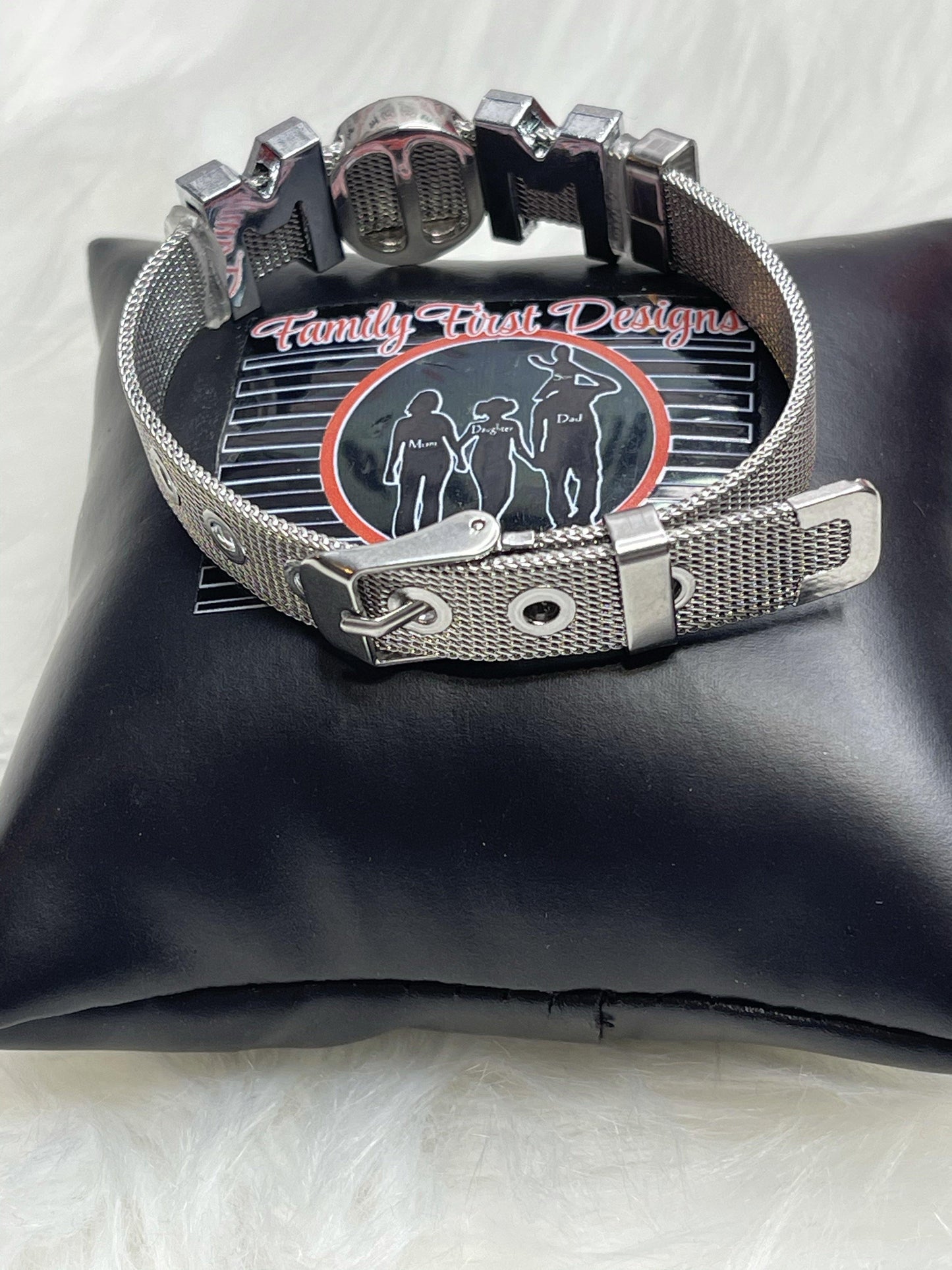 Mom Bling Photo Bracelet - Family First Designs LLC