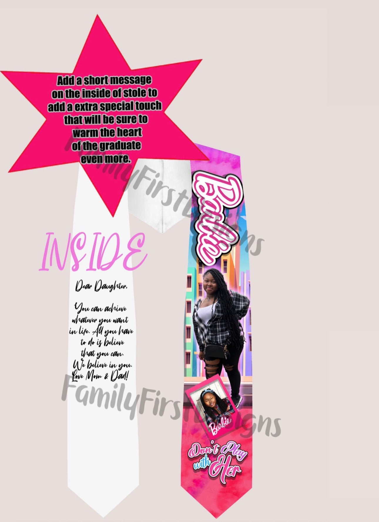 Custom Graduation Stole