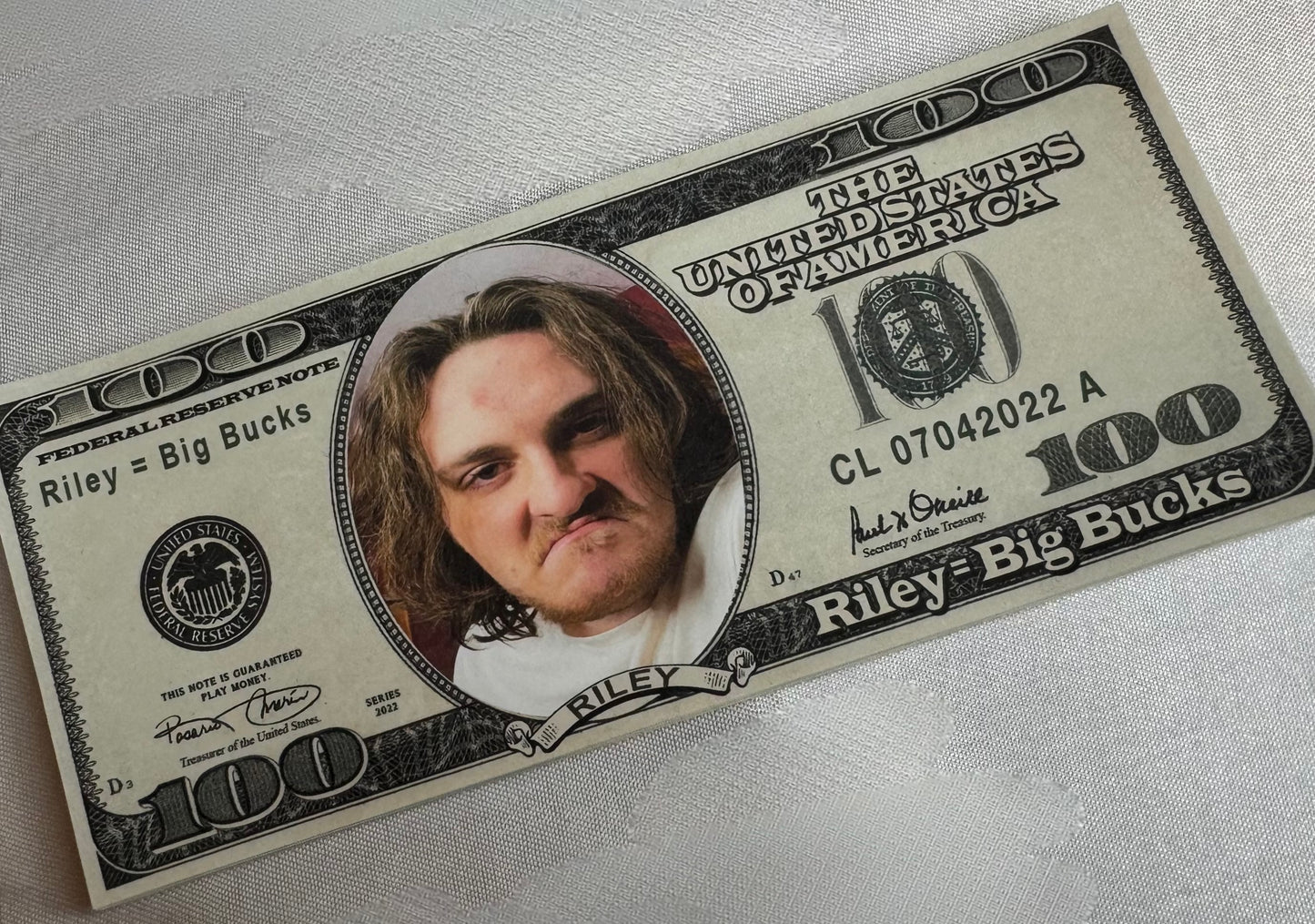 Custom Play Money
