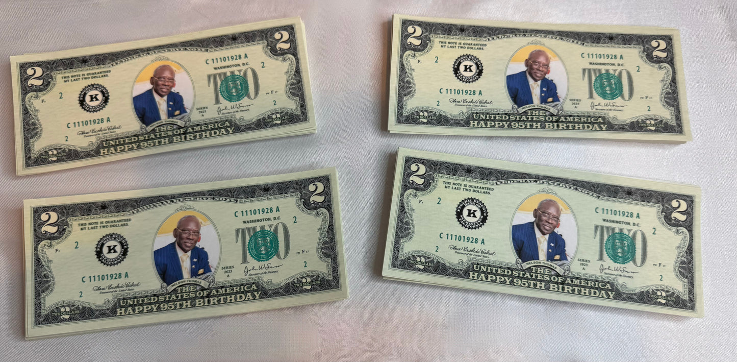 Custom Play Money