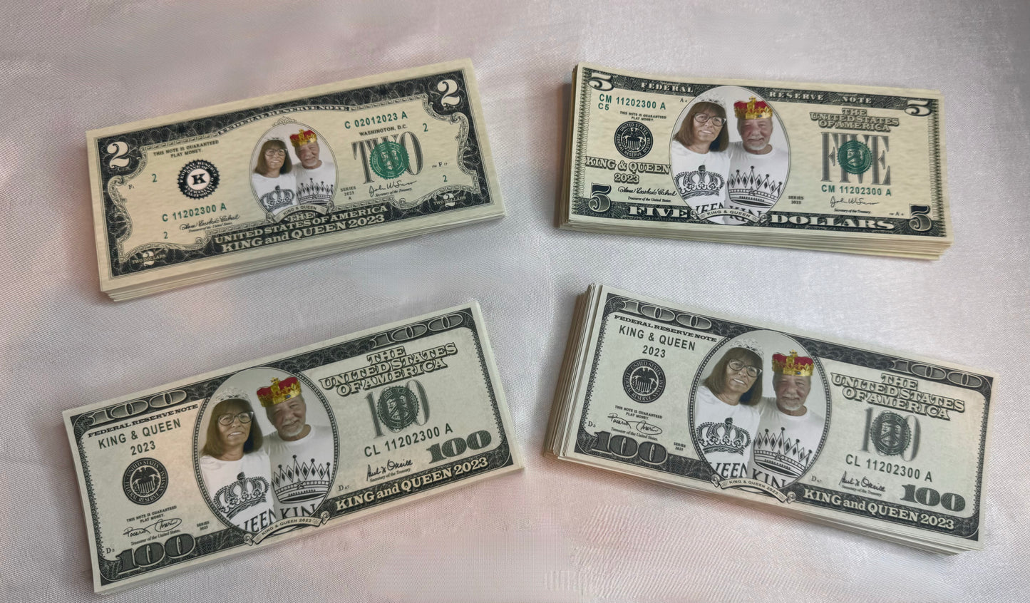 Custom Play Money