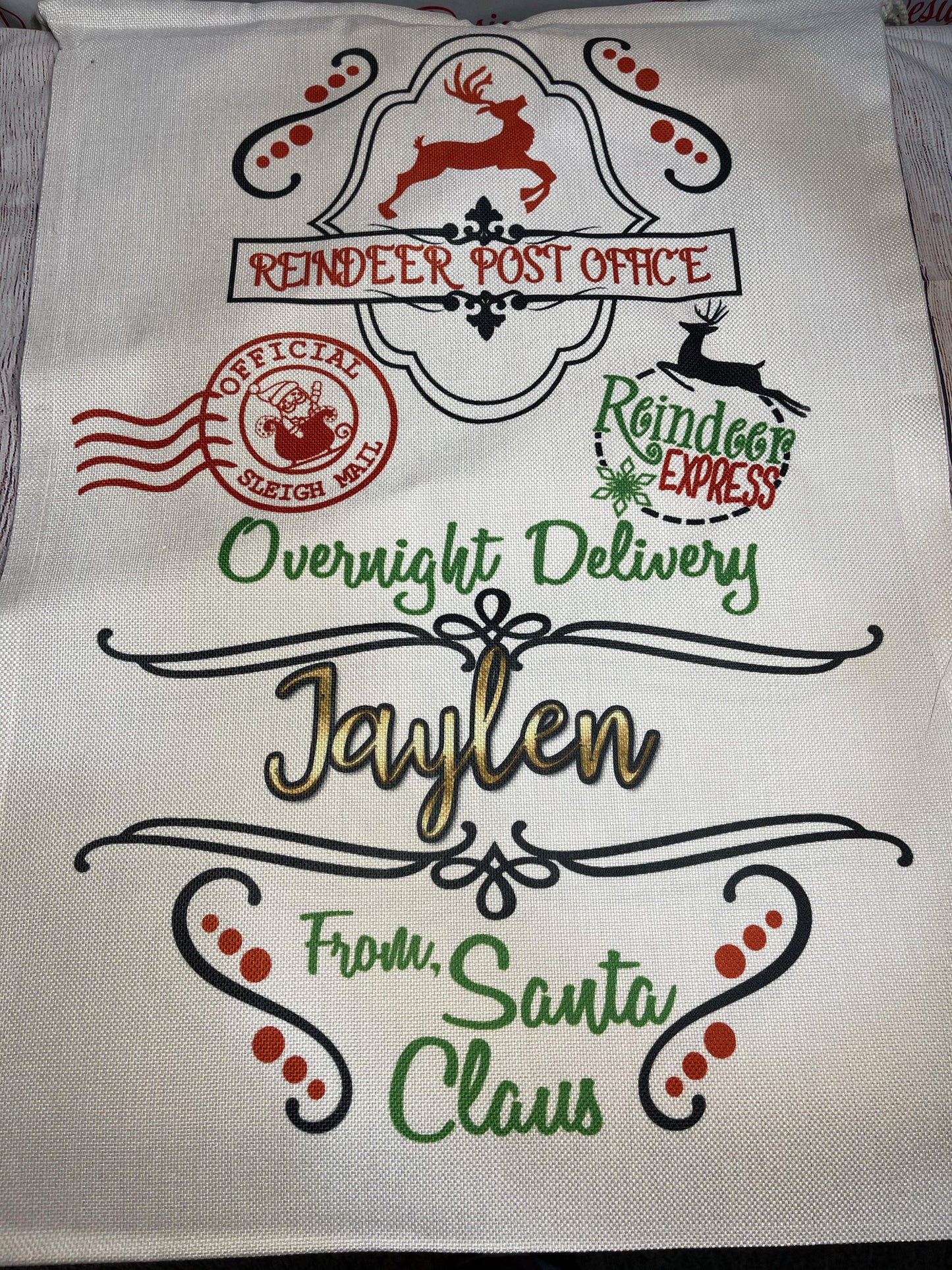 Personalized Santa Sack - Family First Designs LLC