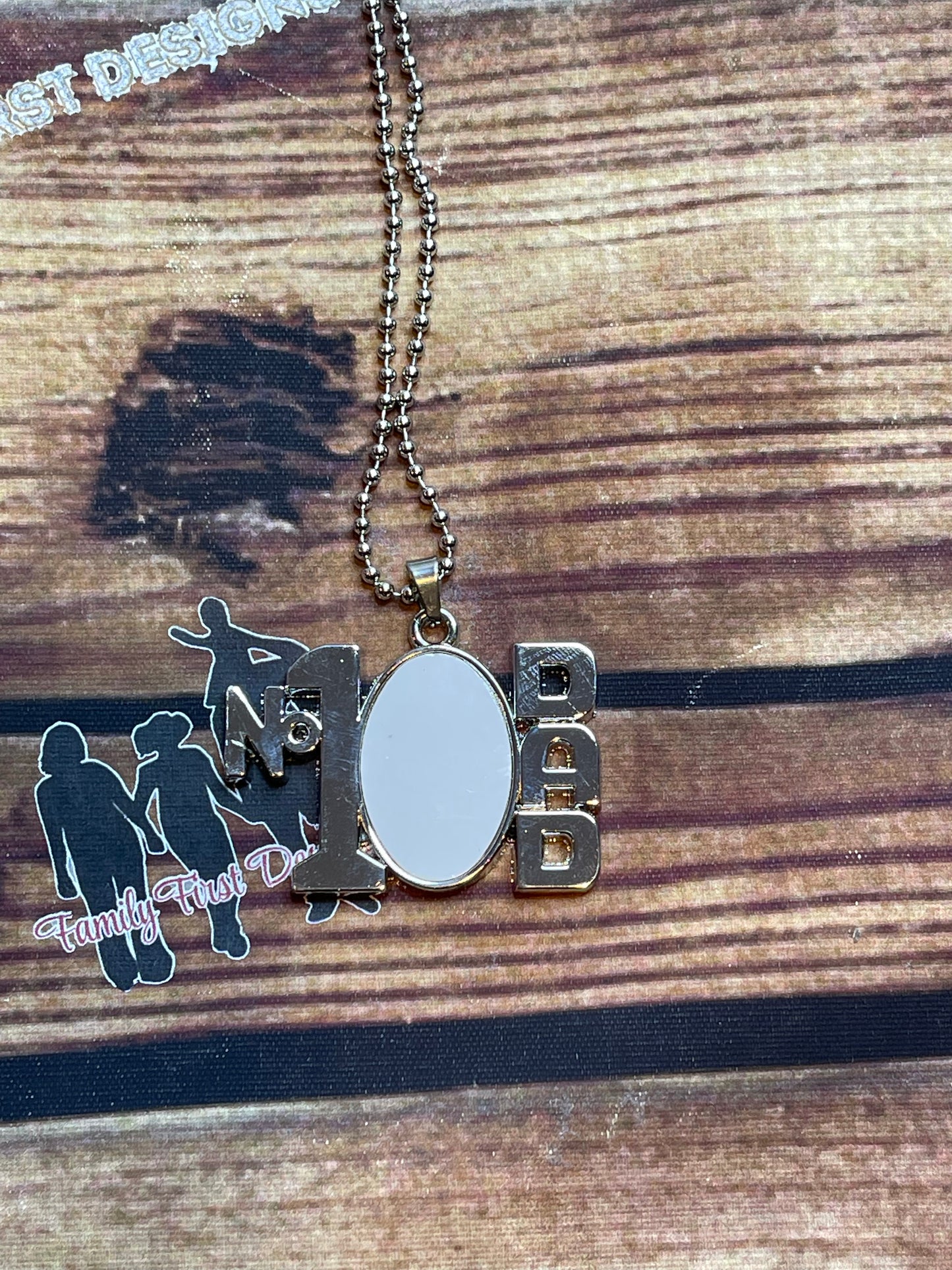 Custom No. 1 Dad Necklace