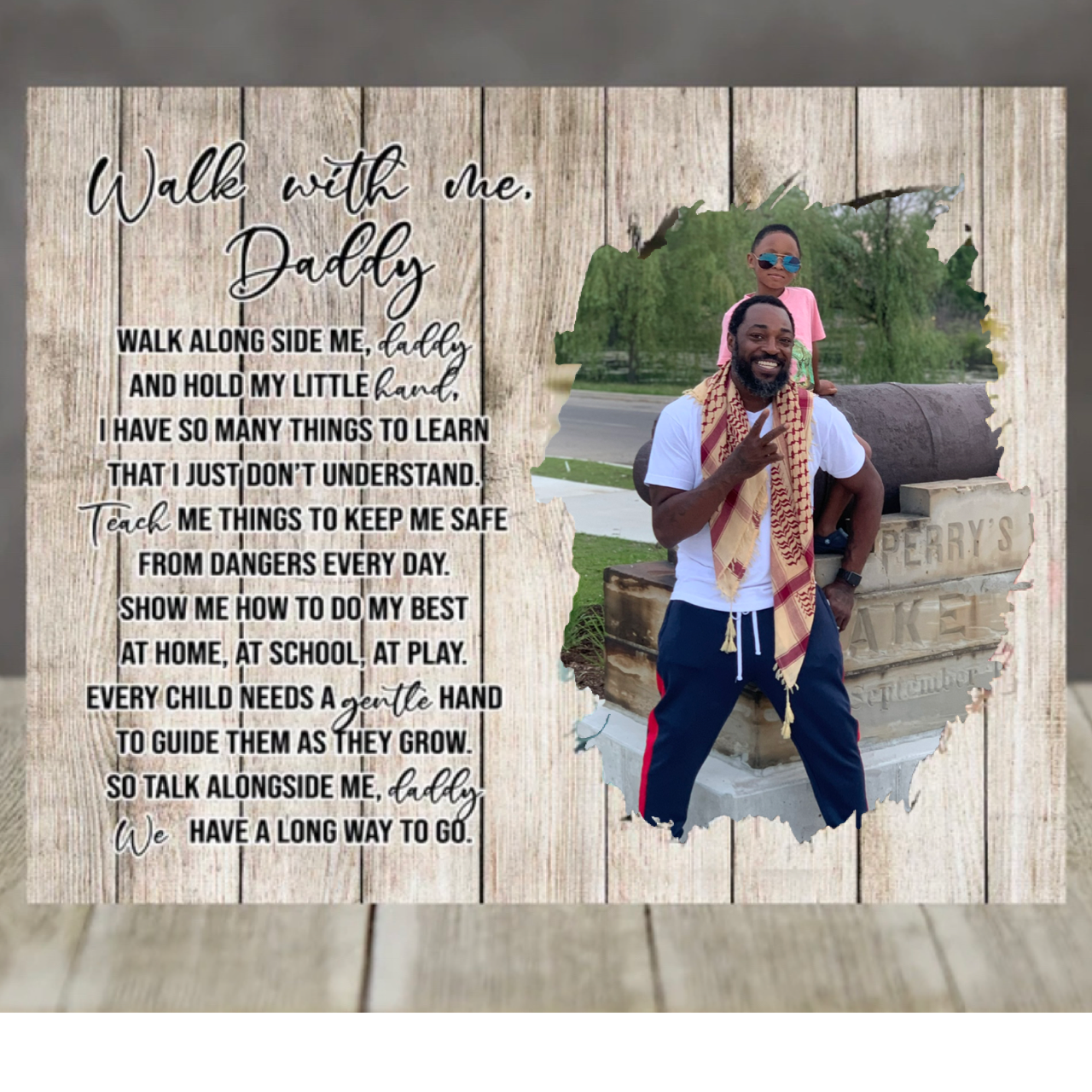 Custom Photo Panel with Stand