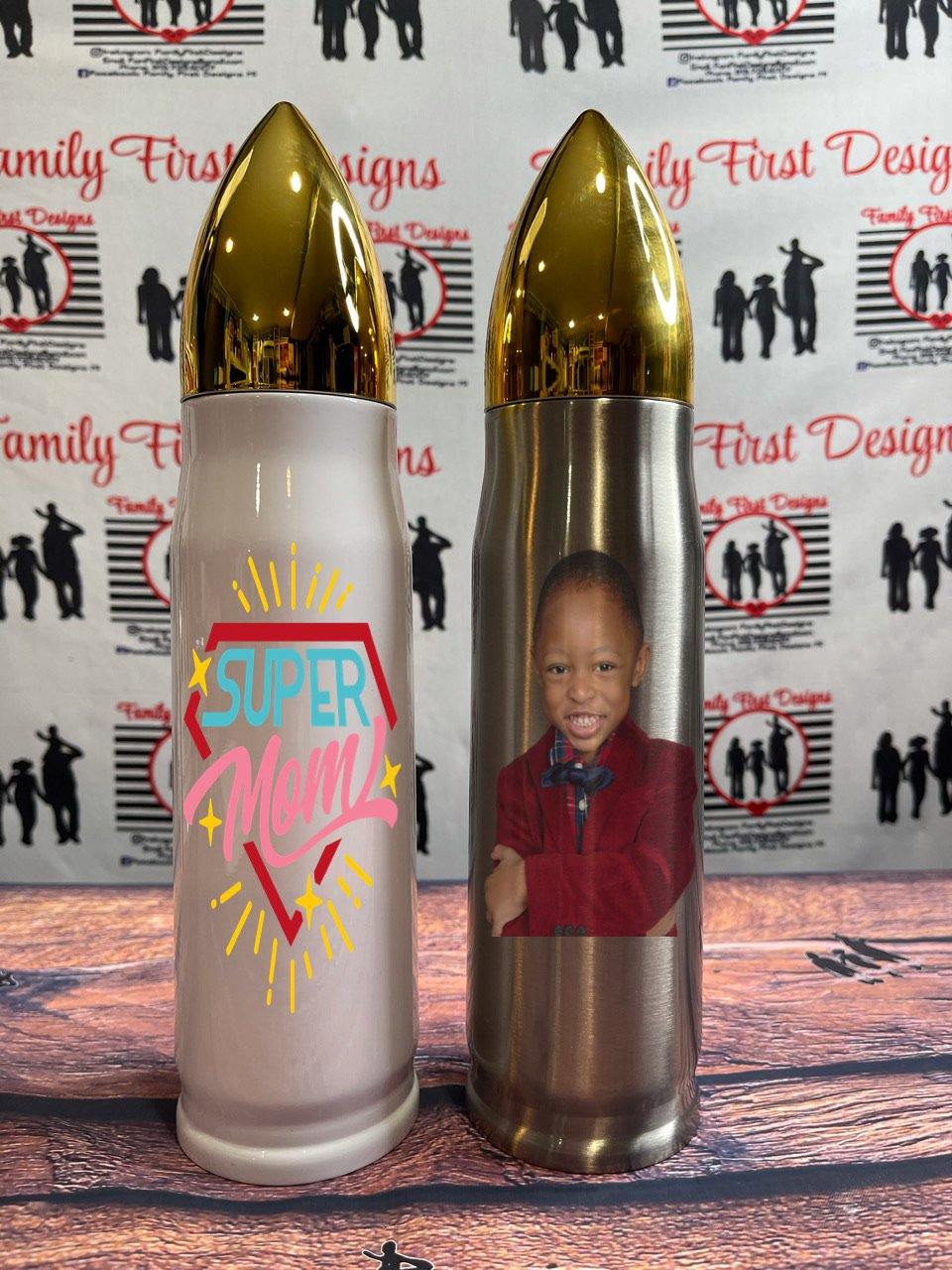 17 oz. Custom Bullet Tumbler - Family First Designs LLC