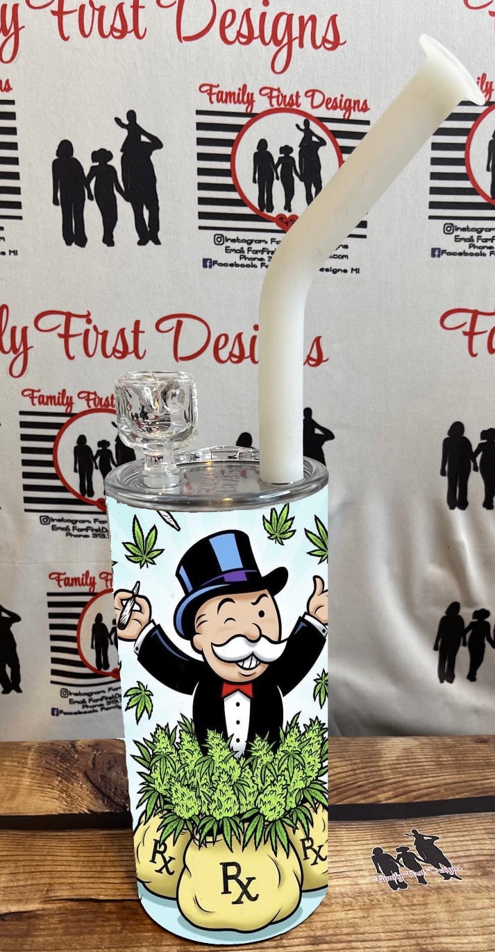Custom Smoke Tumbler (w/Polar Blast Lid)