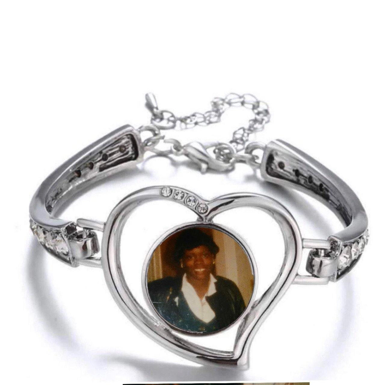 Heart Snap Photo Bracelets - Family First Designs LLC