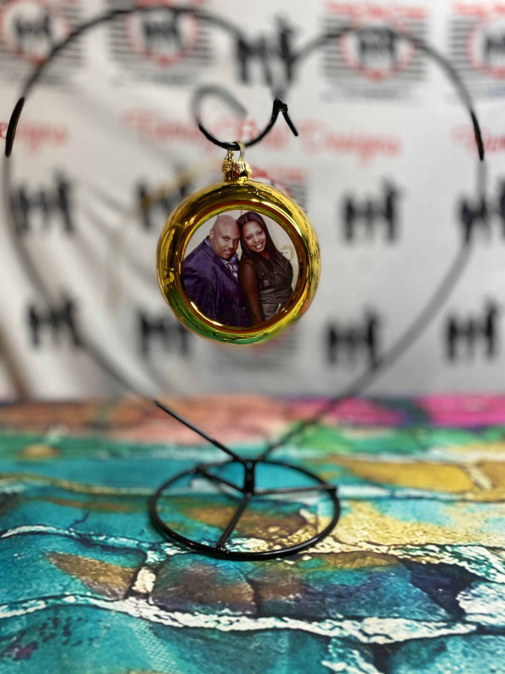 3” Photo Holiday Bulb Ornament - Family First Designs LLC
