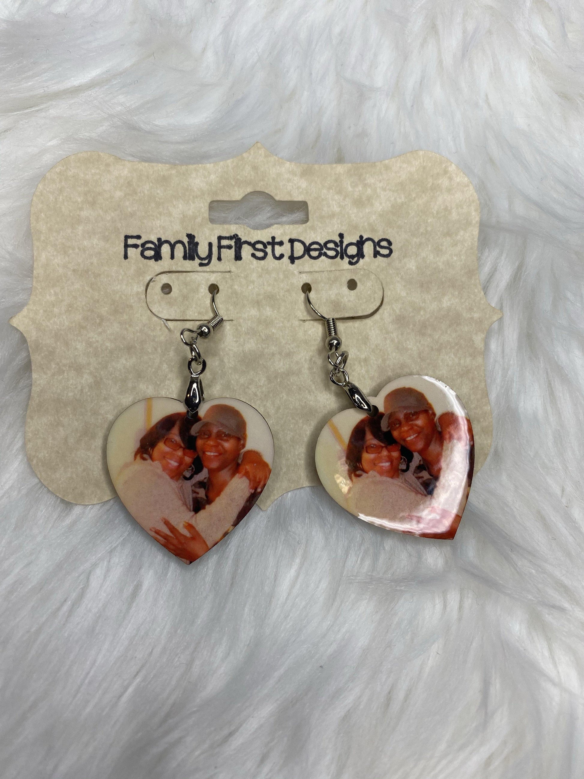 Custom MDF Earrings - Family First Designs LLC