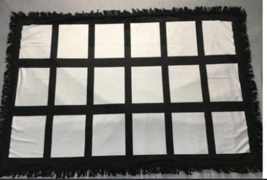 18 Panel Photo Throw Blanket - Family First Designs LLC