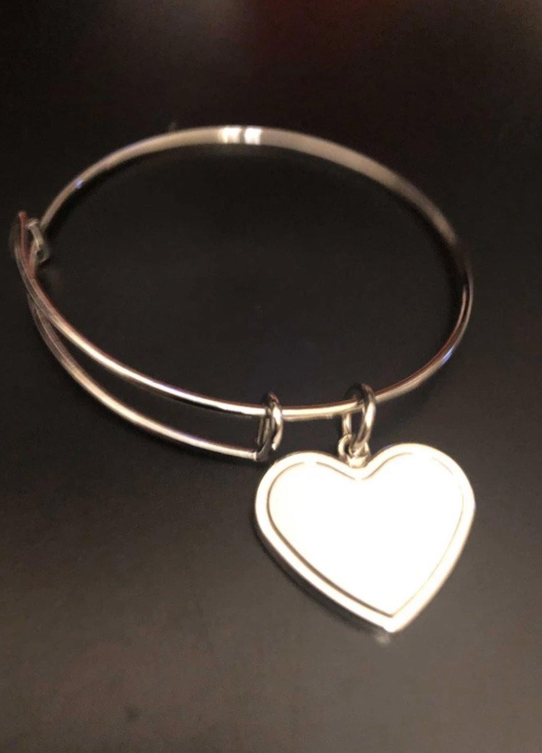 Custom Photo Bangle Bracelet - Family First Designs LLC