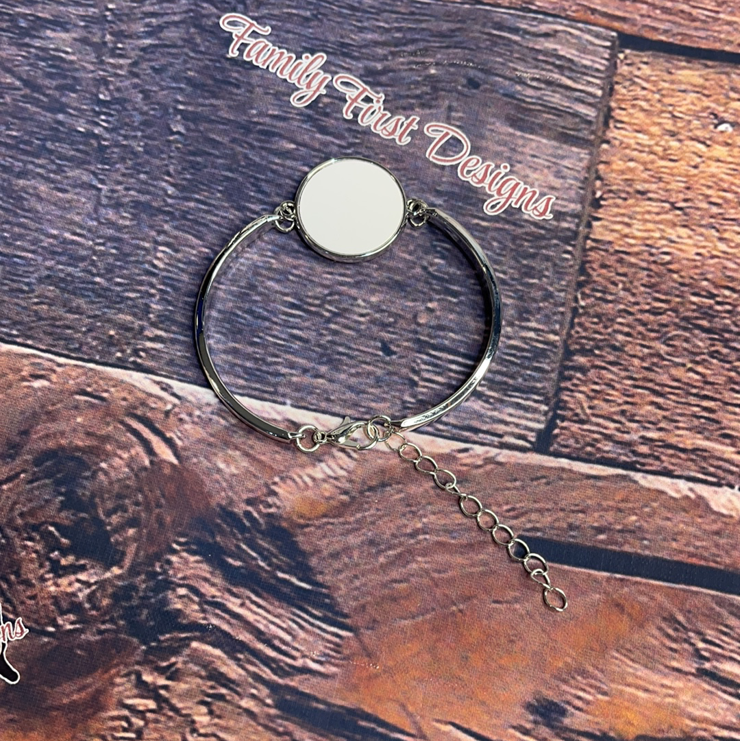 Heart Snap Photo Bracelets - Family First Designs LLC