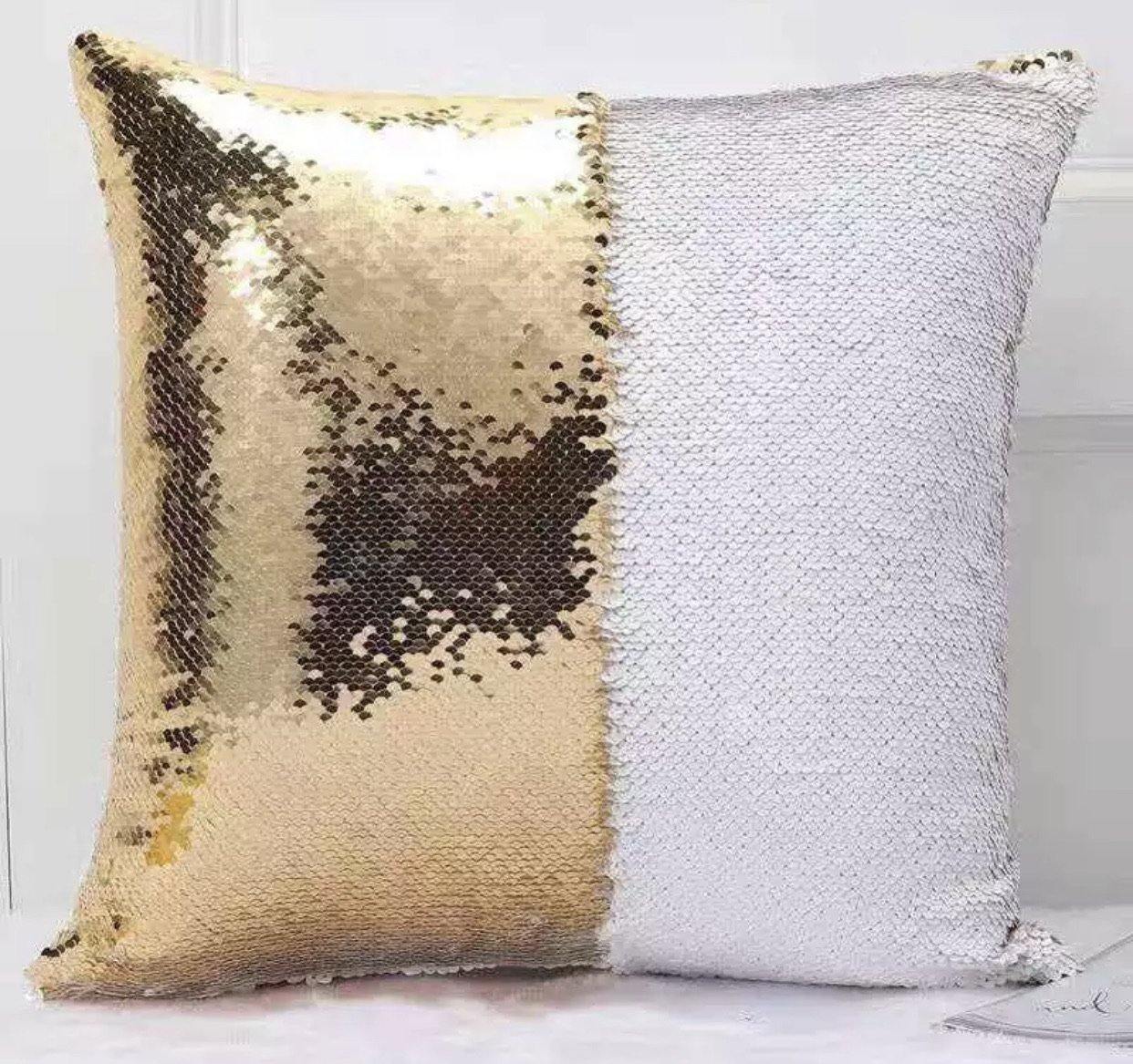 Custom Sequin Pillows - Family First Designs LLC