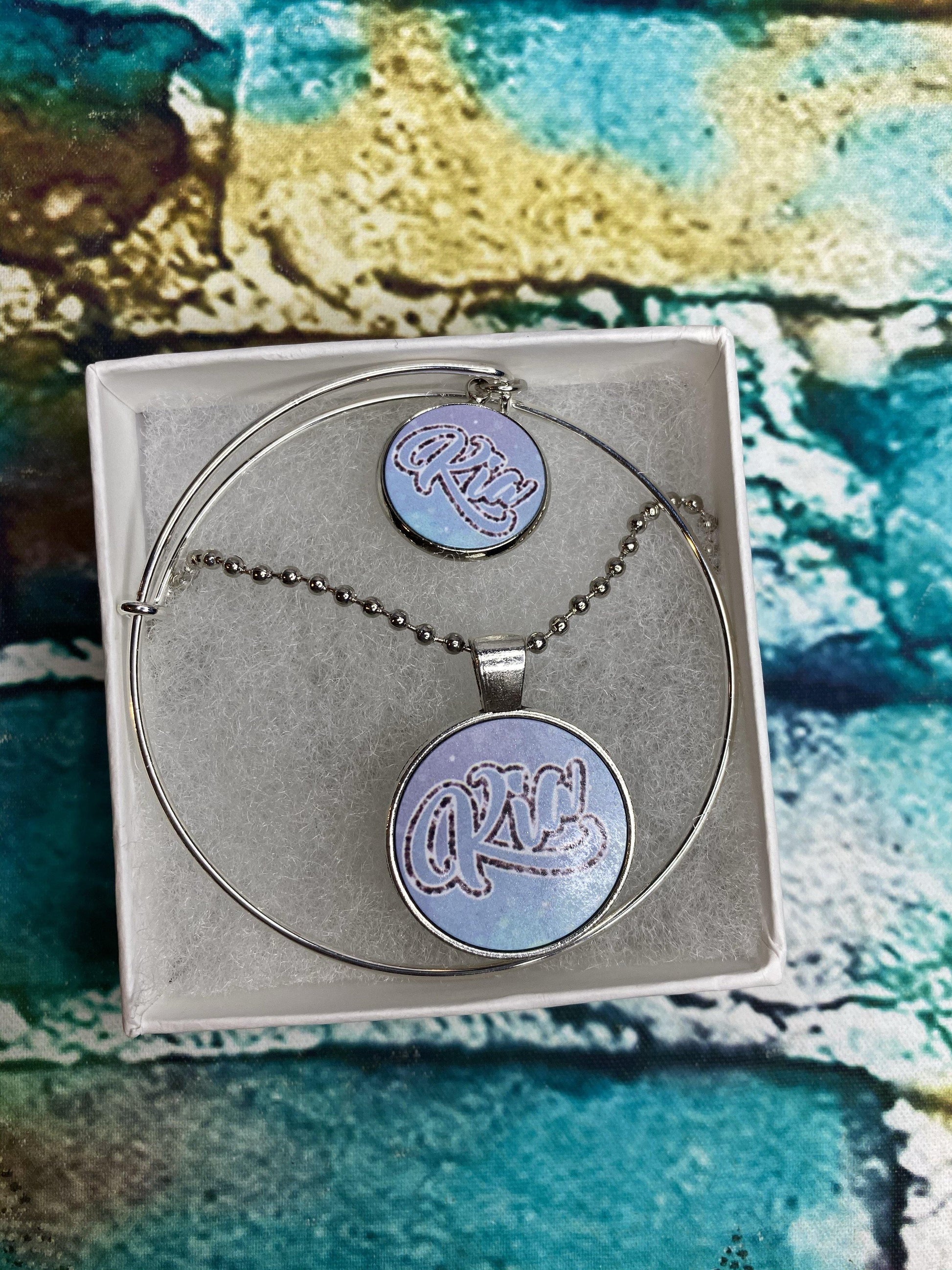 Custom Photo Bangle Bracelet - Family First Designs LLC