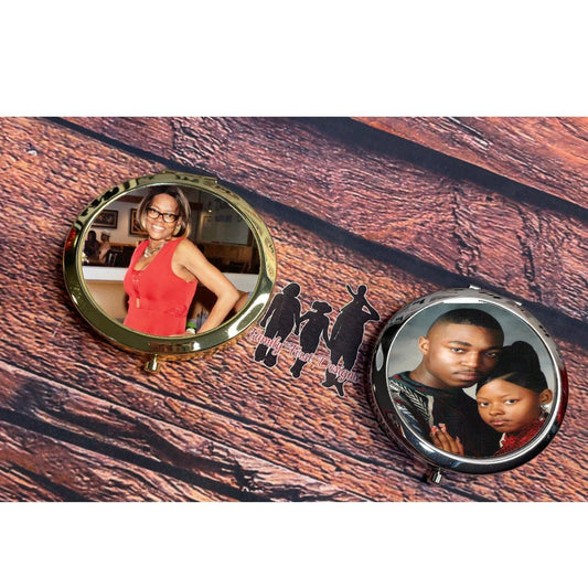 Custom Compact Mirror - Family First Designs LLC