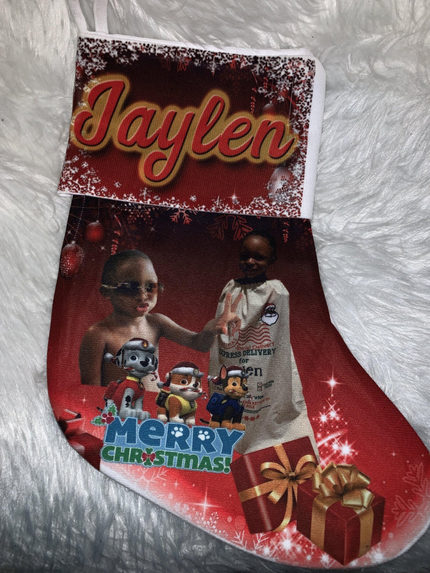 Personalized Custom Christmas Stocking - Family First Designs LLC