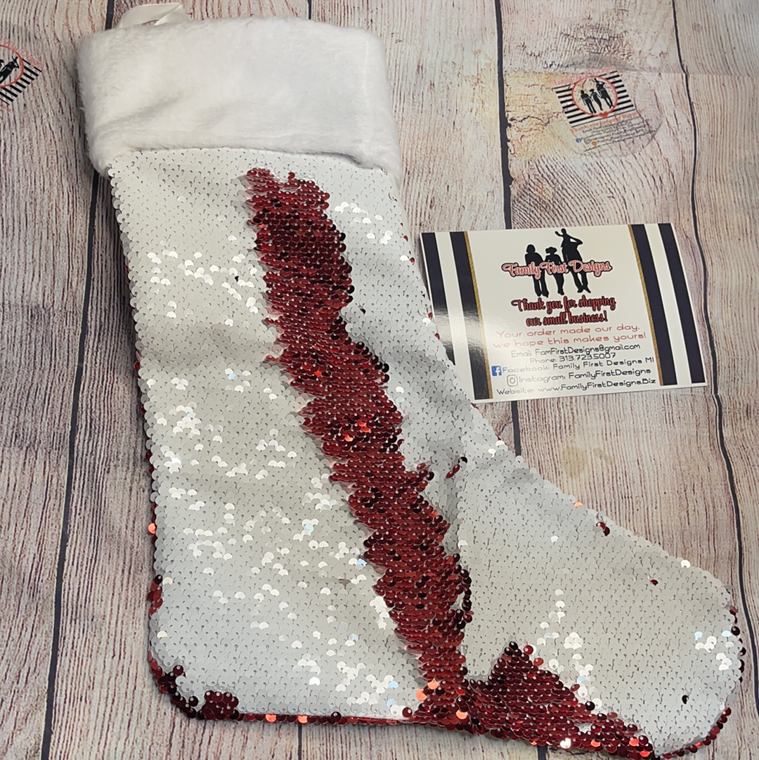 Personalized Custom Christmas Stocking - Family First Designs LLC