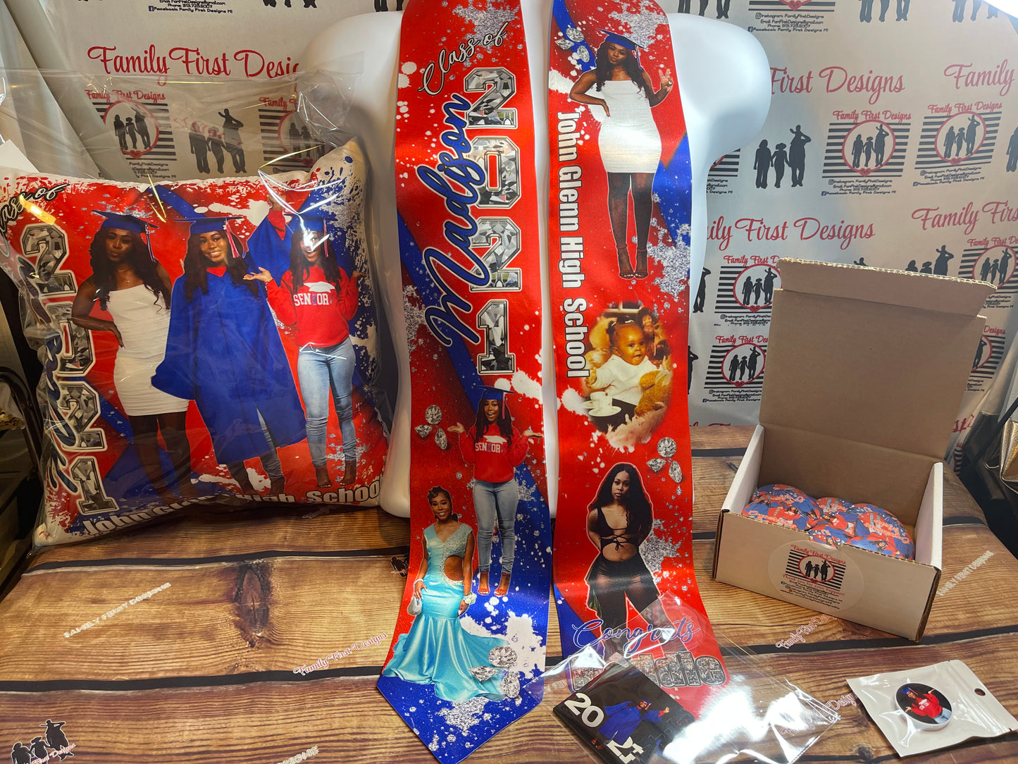 Custom Graduation Stole