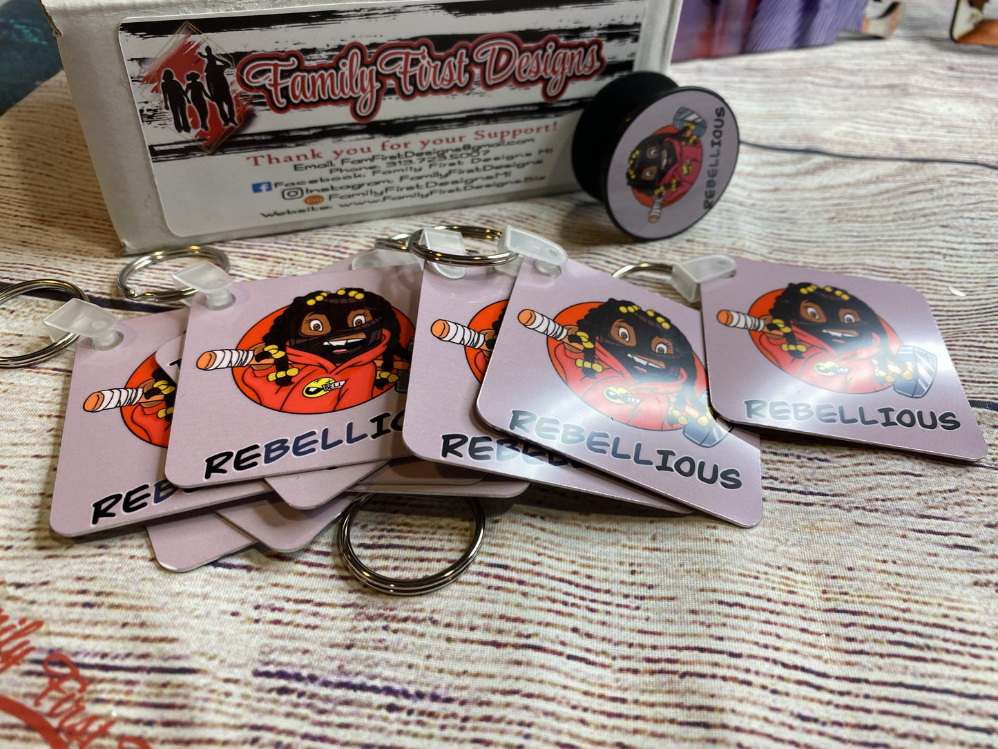 Custom Key Chains - Family First Designs LLC