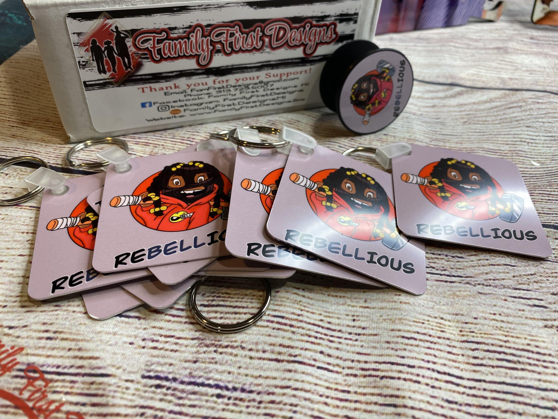 Custom Key Chains - Family First Designs LLC