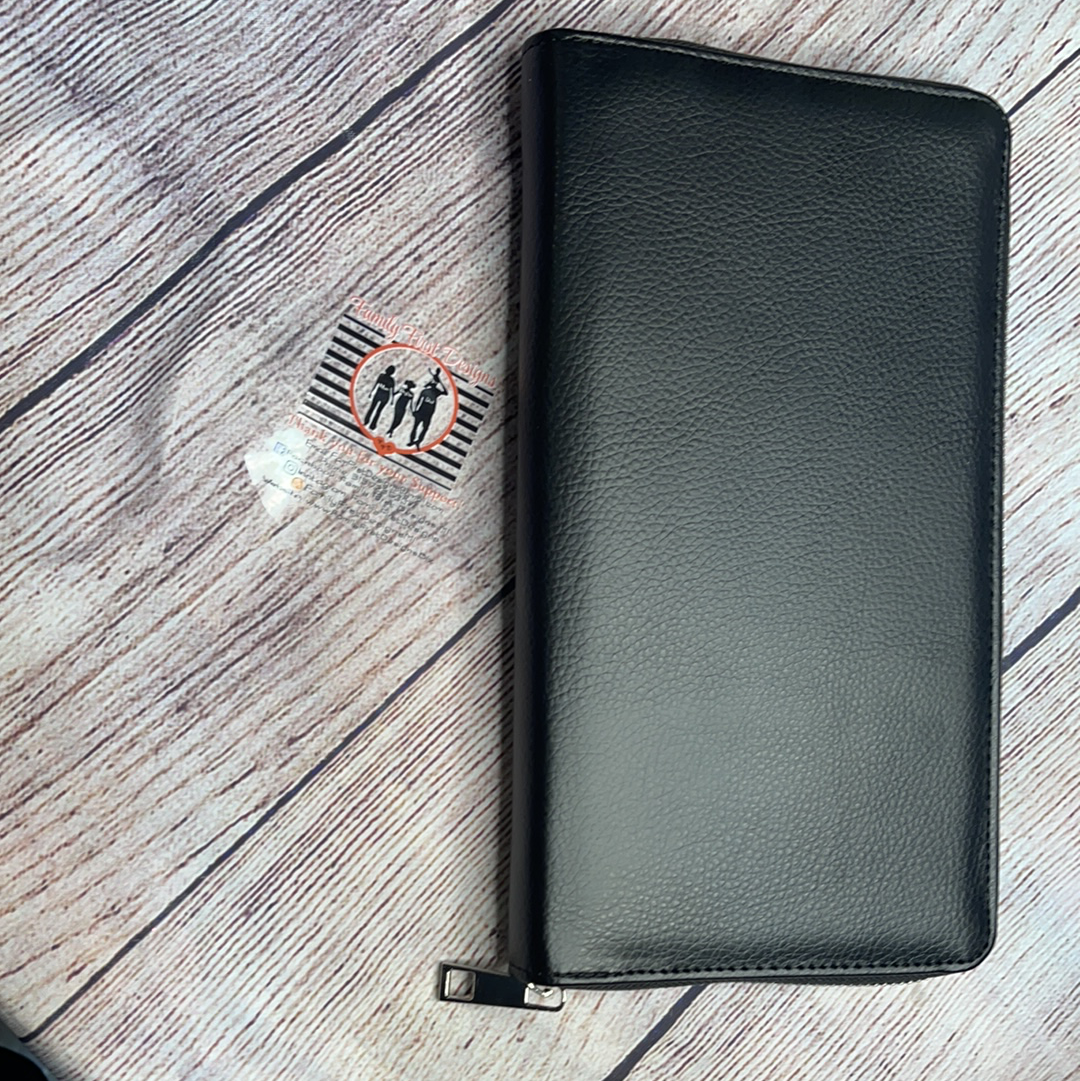 Women’s Large Clutch Custom Wallet - Family First Designs LLC