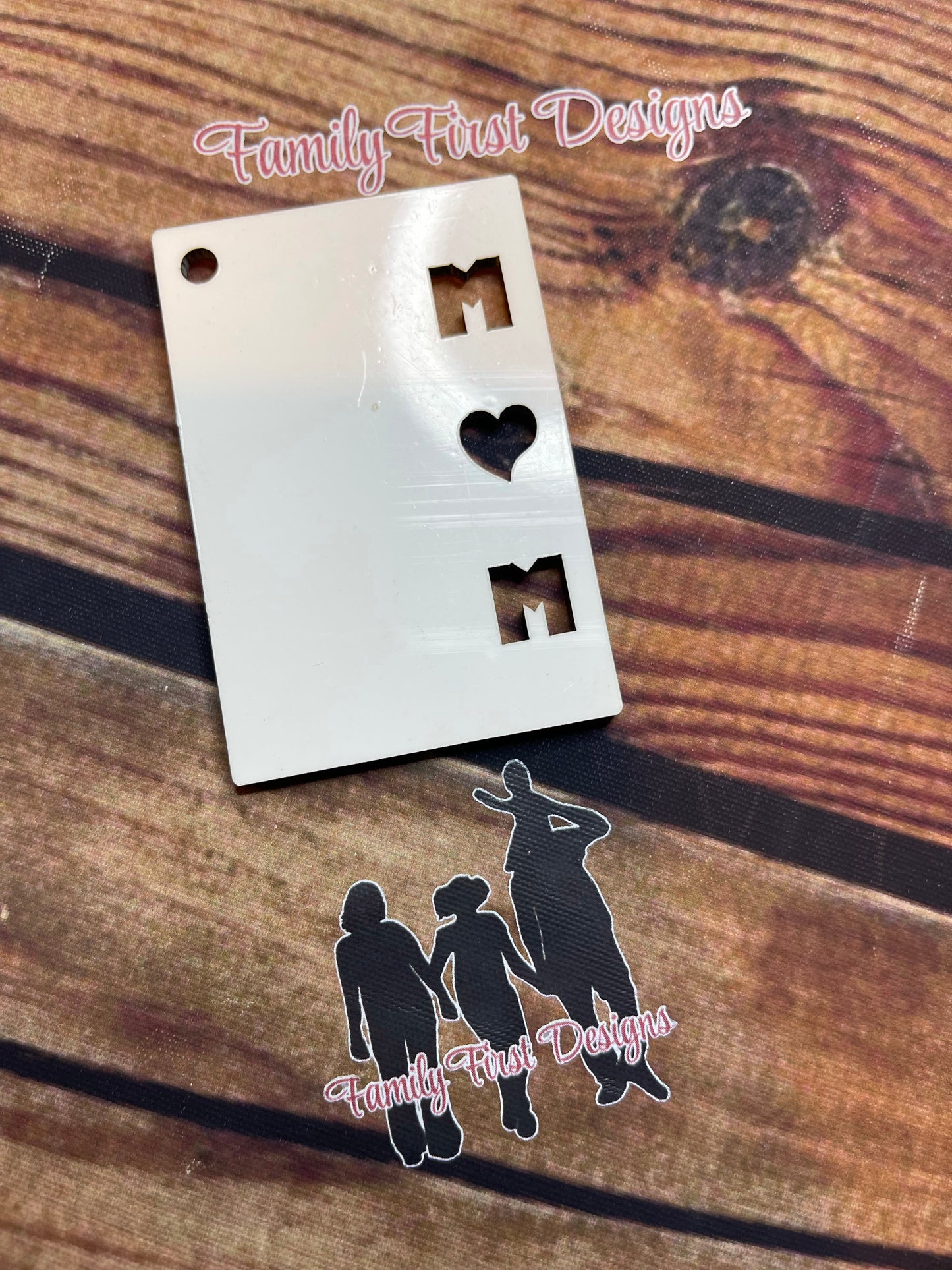 Photo Cutout Title Keychain