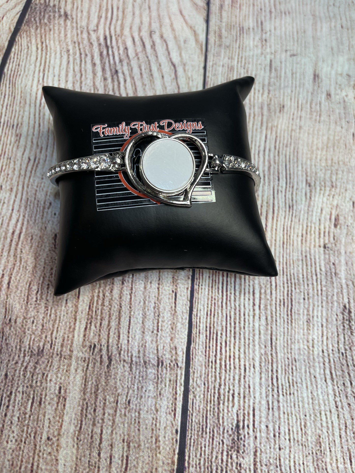Heart Snap Photo Bracelets - Family First Designs LLC