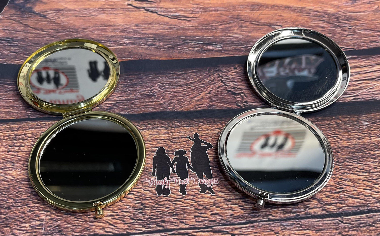 Custom Compact Mirror - Family First Designs LLC