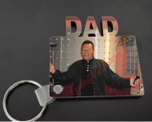 Mom/Dad/Grad Custom Keychain