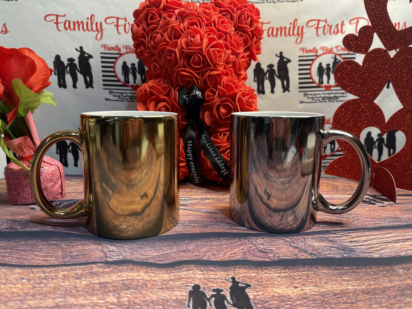 Custom Shiny Mug - Family First Designs LLC