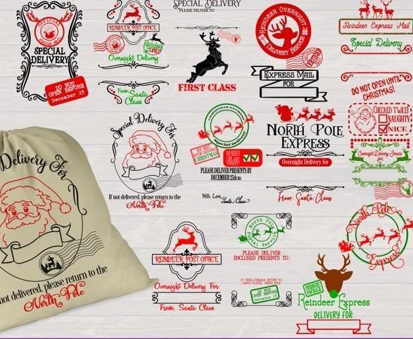 Personalized Santa Sack - Family First Designs LLC