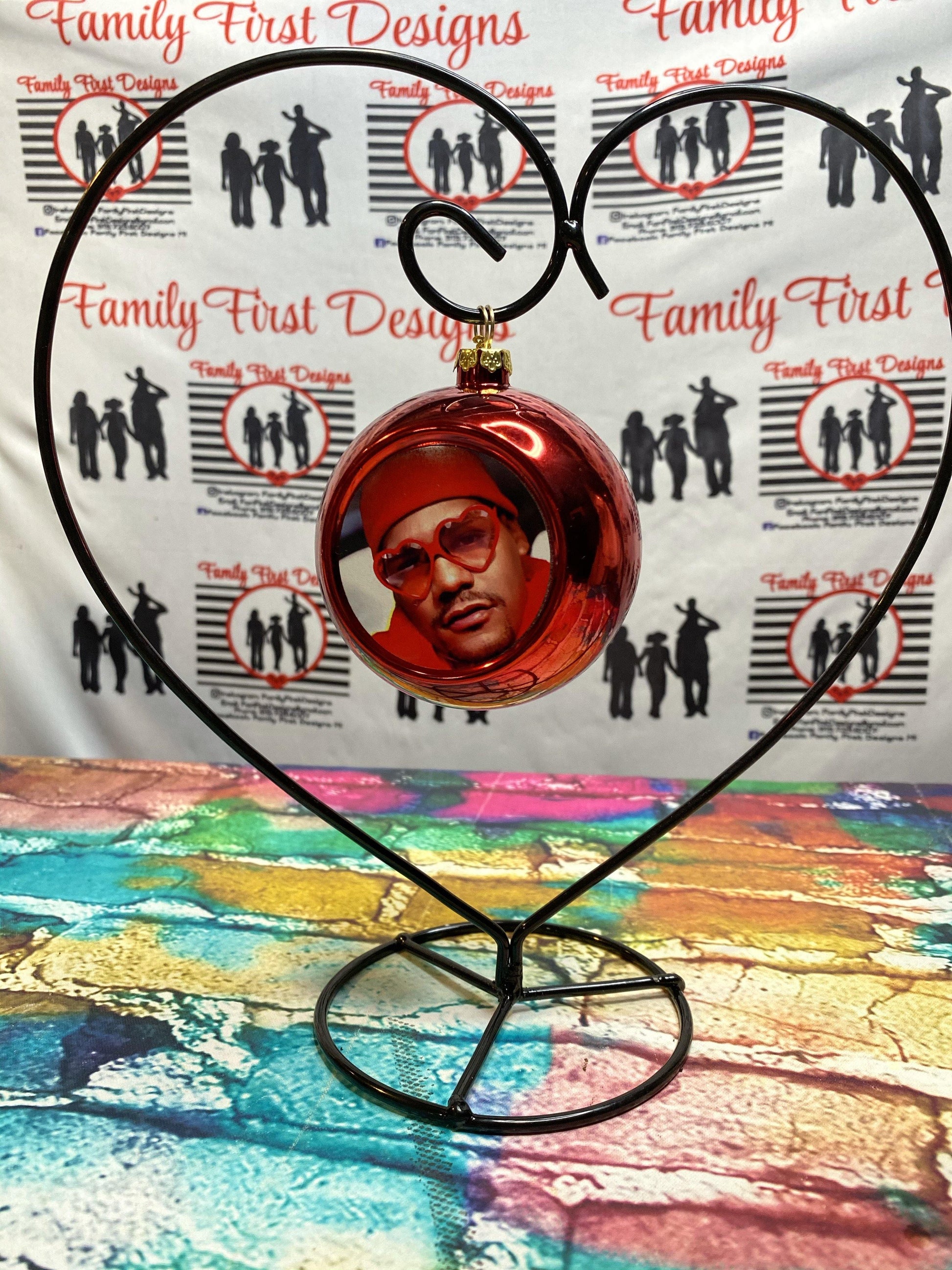 3” Photo Holiday Bulb Ornament - Family First Designs LLC